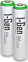 I-Gen Batteries 1.2 V 900 mAh 2'li Şarjlı AAA İnce Kalem Pil
