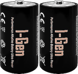 I-Gen LR14 Ultra Alkalin 1.5V 2'li C Orta Boy Pil