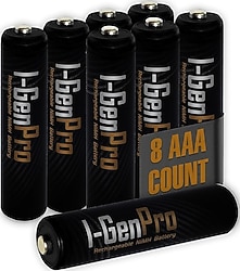 I-Gen Pro 1.2 V 1100 mAh 8'li Şarjlı AAA İnce Kalem Pil