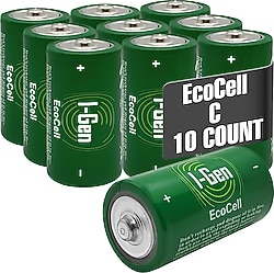 I-Gen R14 EcoCell 1.5V 10'lu C Orta Boy Pil