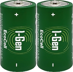 I-Gen R14 EcoCell 1.5V 2'li C Orta Boy Pil
