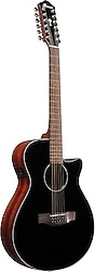 Ibanez AEG5012-BKH 12 Telli Elektro Akustik Gitar