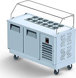 Iceinox FTS 650 4 Kapılı Hazırlık Buzdolabı