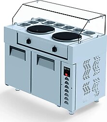Iceinox KRN 330 CR 2 Kapılı Krep Buzdolabı