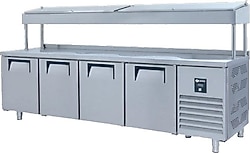 Iceinox PTS-H 650 CR Make Up Snack 4 Kapılı Buzdolabı