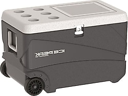 Icepeak Coolcraft Gri 75.2 lt Tekerlekli Kamp Buzluğu