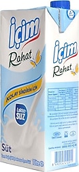 İçim Rahat Laktozsuz 1 lt 10'lu Paket Süt