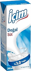 İçim 200 ml 27'li Paket Süt