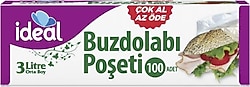Ideal Orta Boy Buzdolabı Poşeti 100'lü