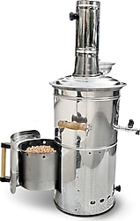 İfyıl Pelet Yakıtlı 4 lt Çelik Semaver