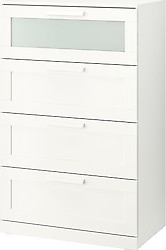 IKEA Brimnes 78x124 cm 4 Çekmeceli Şifonyer