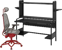 IKEA Fredde/Styrspel Oyuncu Masası ve Sandalyesi