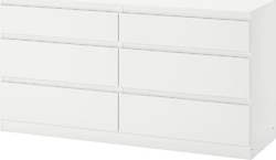 IKEA Kullen 140x72 cm 6 Çekmeceli Şifonyer
