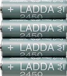 IKEA Ladda HR6 2450 mAh 4'lü Şarjlı AA Kalem Pil
