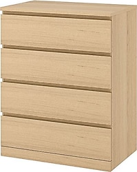 IKEA Malm 80x100 cm 4 Çekmeceli Şifonyer