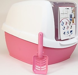 Imac Maddy Junior 57x43x41 cm Pembe Kapalı Kedi Tuvaleti