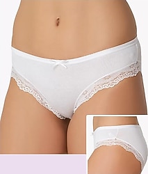 İmer 4236 Dantelli Kadın Slip Külot
