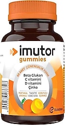 İmutor Gummies Beta Glukan 60 Çiğnenebilir Jel Form