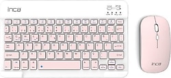 Inca IBK-562P Pembe Kablosuz Klavye Mouse Seti