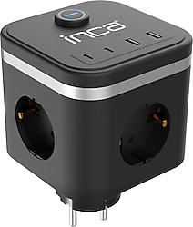 Inca IPW-47SY 3port 2 USB 2 Type-C Akım Korumalı Priz