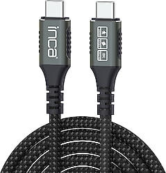 Inca ITCT-40 0.8 m Type-C to Type-C Hızlı Şarj Kablosu