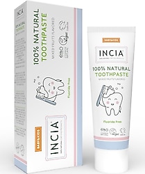 Incia Doğal 50 ml Florürsüz Bebek ve Çocuk Diş Macunu