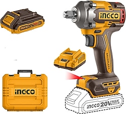 Ingco CIWLI2040E 20 V Çift Akülü 2 Ah Somun Sıkma Makinesi