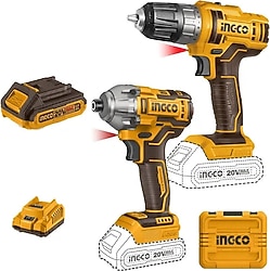 Ingco COSLI230708 Akülü 2'li Elektrikli El Aletleri Seti