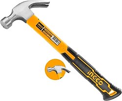 Ingco HCH80820 560 gr Fiberglass Saplı Çatal Çekiç