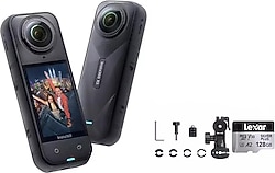Insta360 X5 Aksiyon Kamerası - Moto Ayna Kiti