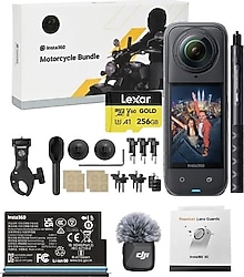 Insta360 X5 Aksiyon Kamerası - Süper Moto Kiti