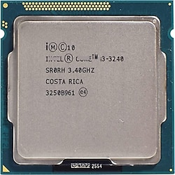 Intel Core i3-3240 Çift Çekirdek 3.40 GHz Kutusuz İşlemci