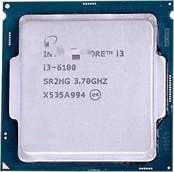 送ネコポス250円】Intel Core i3-6100 3.70GHz SR2HG LGA1151 Intel