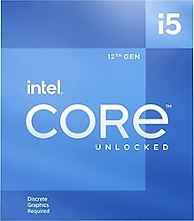 Intel i5-12600KF On Çekirdek 3.70 GHz İşlemci Kutulu