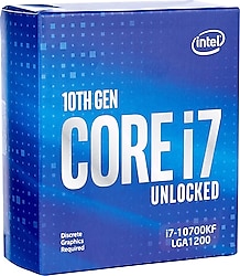 Intel i7-10700KF Sekiz Çekirdek 3.80 GHz İşlemci