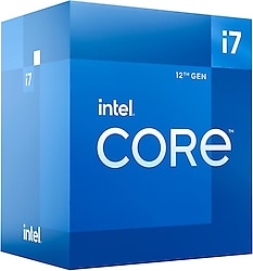 Intel i7-12700 On İki Çekirdek 3.60 GHz Kutulu İşlemci Fiyatları