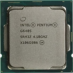 Intel Pentium Gold G6405 İki Çekirdek 4.1 GHz Kutusuz Fansız İşlemci