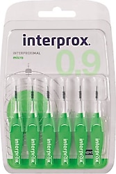 İnterprox 4G Micro Yeşil 0.9 mm 6'lı Arayüz Fırçası