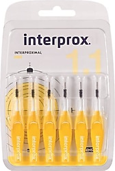 İnterprox 4G Mini Sarı 1.1 mm 6'lı Arayüz Fırçası