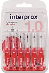 İnterprox 4G MiniConical Kırmızı 1.0 mm 6'lı Arayüz Fırçası