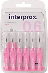 İnterprox 4G Nano Pembe 0.6 mm 6'lı Arayüz Fırçası