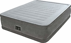Intex Queen Comfort Plush Elevated 64414 Elektrikli Pompalı Çift Kişilik Şişme Yatak