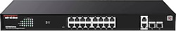 IP-COM G2220P-16-250W 16 Port 10/100/1000 Mbps Gigabit PoE Switch