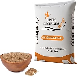 İpek Değirmen Çiğ Köftelik Esmer Bulgur 3 kg