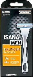 Isana Men 3 Bıçaklı 2 Başlıklı Tıraş Bıçağı