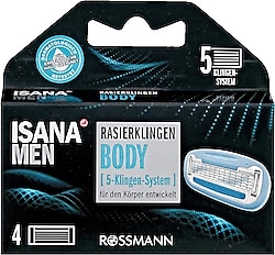 Isana Men 5 Bıçaklı 4'lü Yedek Tıraş Bıçağı