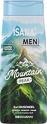 Isana Men Mountain Peak 3'ü 1 arada 300 ml Duş Jeli