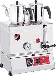 Işıkgaz Silverinox 2121 Çift Demlikli Elektrikli 28 lt Çay Kazanı