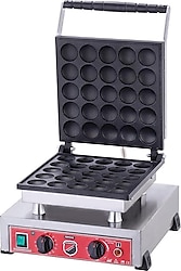 Işıkgaz SilverInox B10 Tekli Yuvarlak Kapaklı Bubble Waffle Makinesi