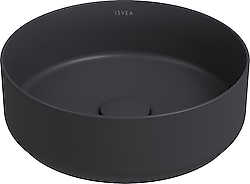 İsvea Infinity 36 cm Antrasit Tezgah Üstü Lavabo